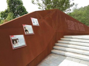 德惠耐候钢挡土墙